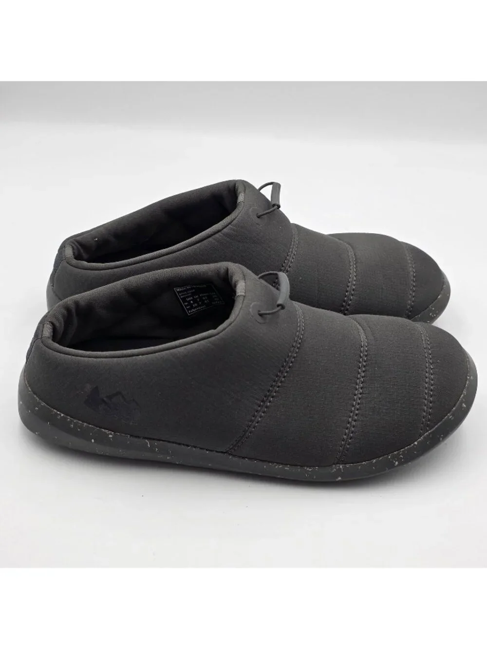 REI Co-op Shoes Mens Size 8 Black Slip On Slipper Fulgentsun TrailBed Comfort